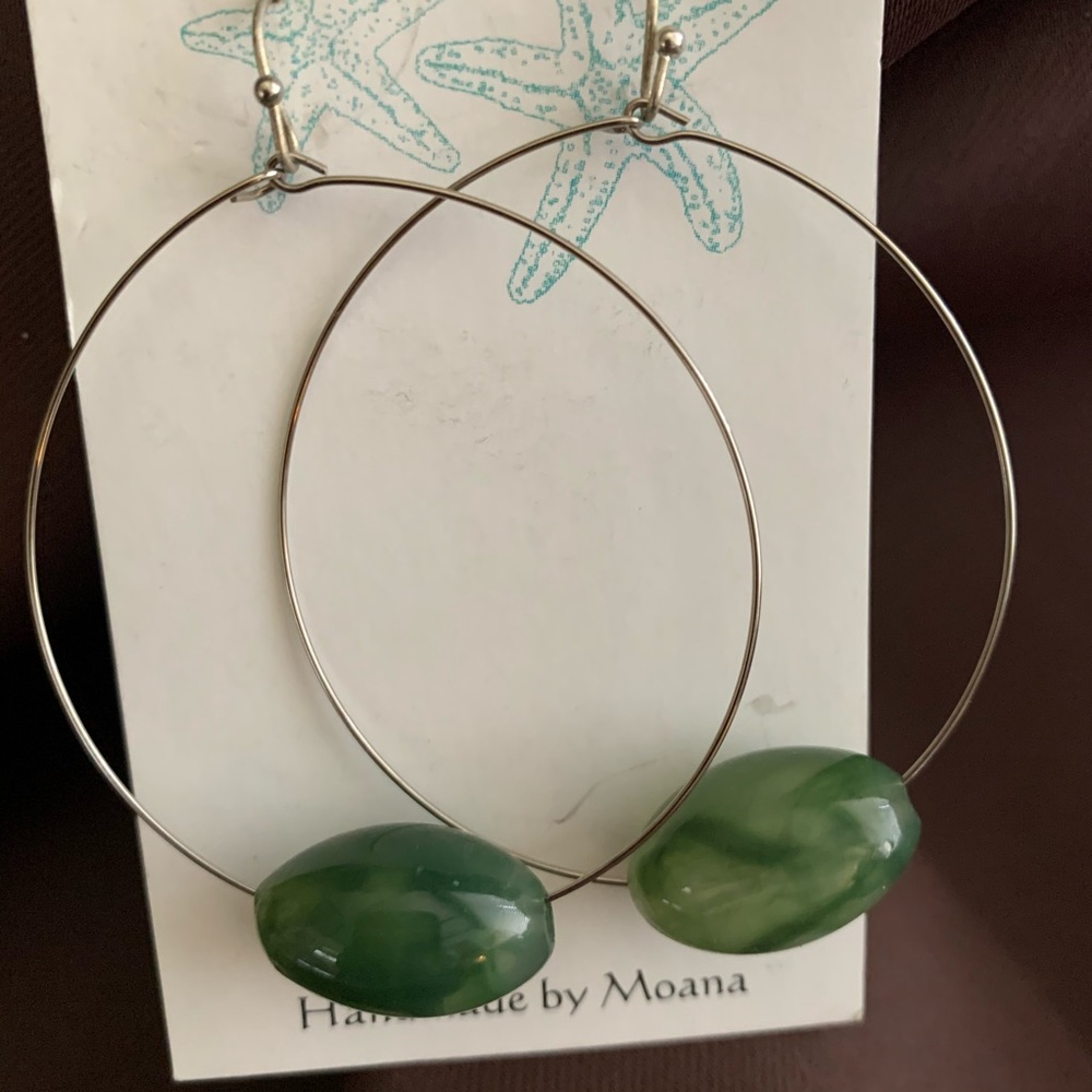 Handcrafted earrings, one of a kind
